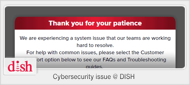 Cyberattack at DISH (Feb 2023)